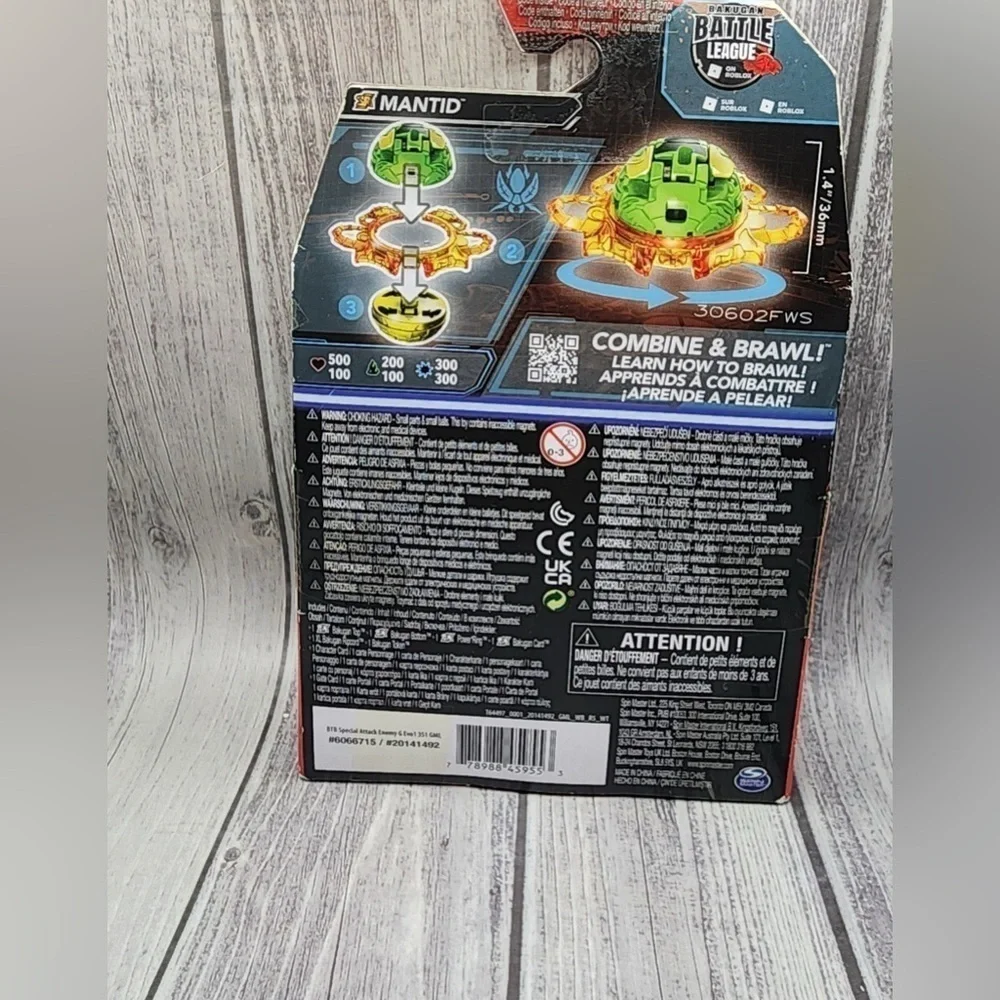 BAKUGAN Special Attack MANTID Action Figure Spin Master